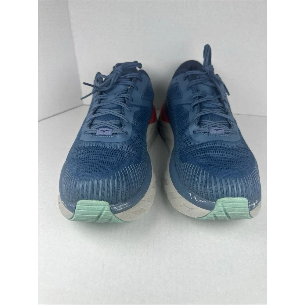 Hoka One One Bondi 7 1110518 RTOS Blue Running Walk Shoes Sneakers Mens Size 15